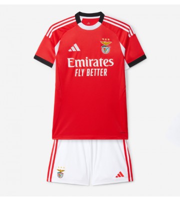 Benfica Hjemmebanetrøje Børn 2025-26 Kortærmet (+ Korte bukser)